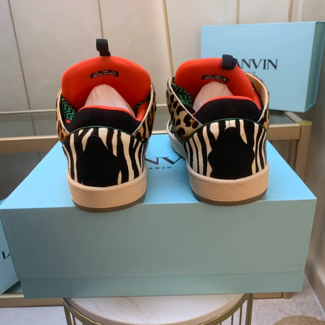 💰600. Lanvin LANVIN. 22 colors: nubuck fabric, breathable mesh, cowhide feet! Same style for men and women: sizes 35-46! High and low versions!